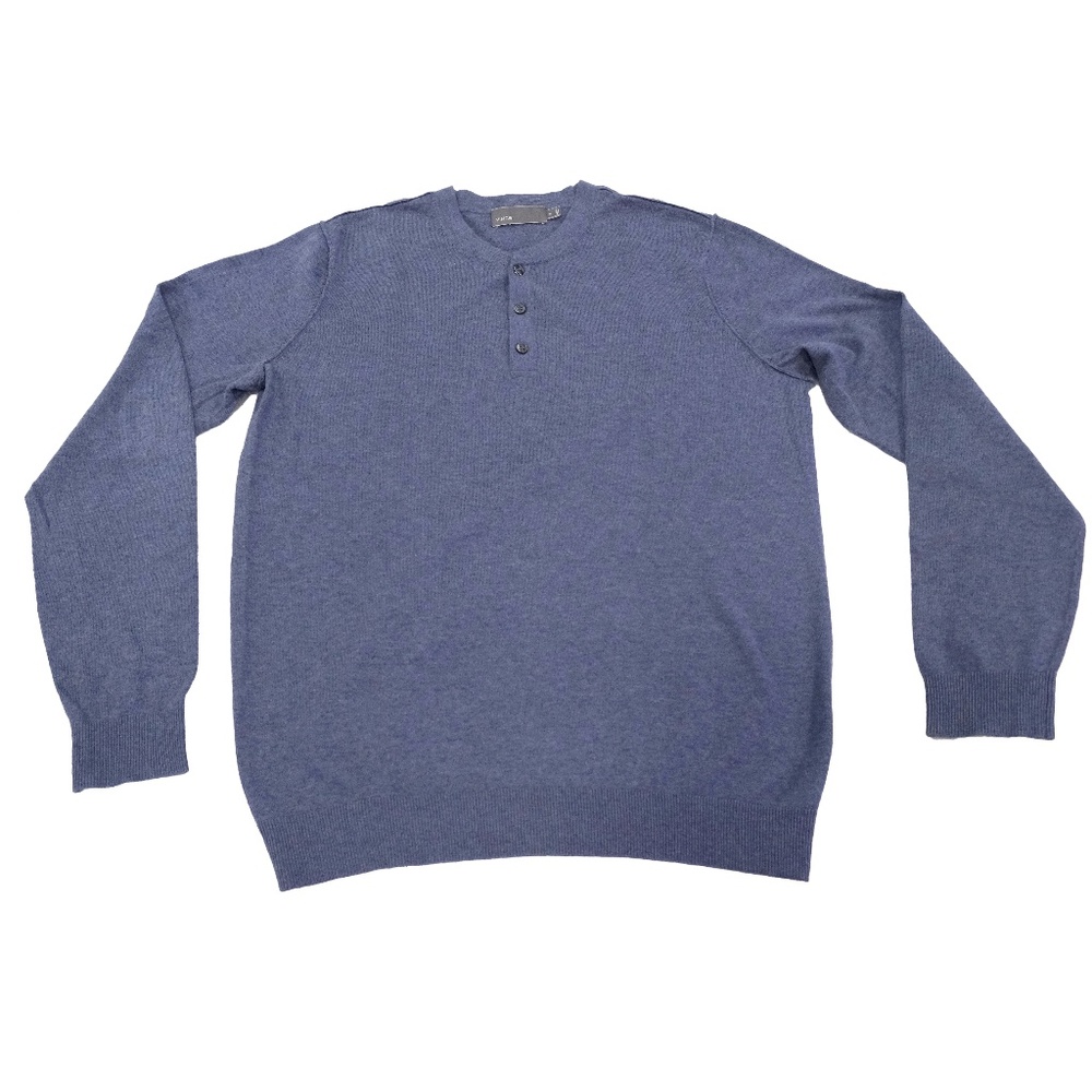 NWOT Vince LS Henley Cashmere / Cotton